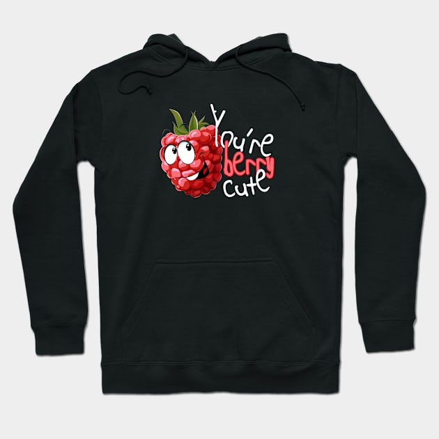 You're Berry Cute Hoodie by Jambo Designs